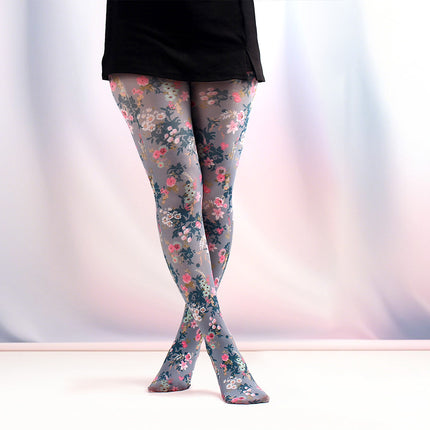 Cross-Border Spring and Autumn Thin Pantyhose Women's Stockings Red Lip Plaid Star Print Pantyhose Leggings Summary Wholesale