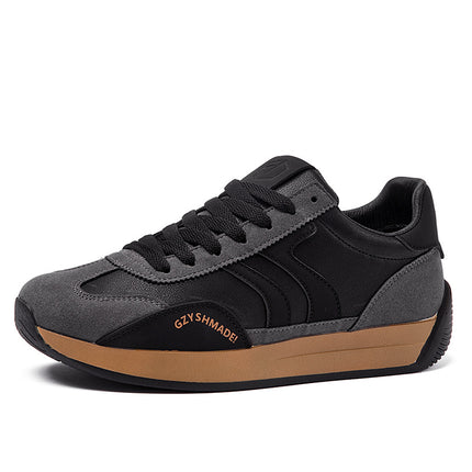 2024 New Spring, Autumn and Winter Men's Shoes Shake Tone Fast Hand Short Video Live Explosive Forrest Gump Shoes Maillard Color Trendy