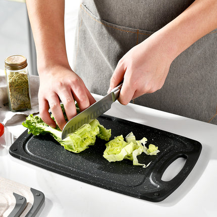 Cross-border wheat straw cutting board kitchen multifunctional double-sided cutting board cutting board chopping board 3 suit food supplement board