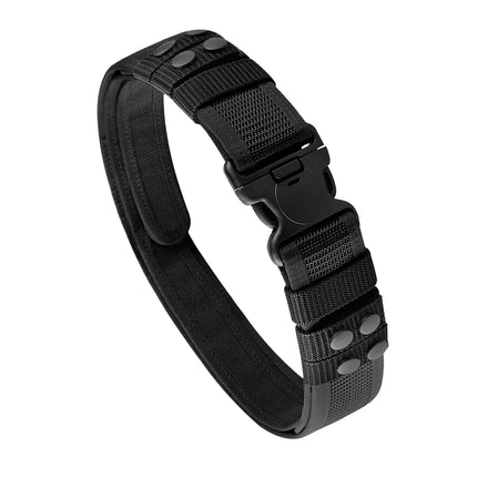 Amazon's Popular Outdoor Double-Layer Thickeneded Tactical Belt with Inner and Outer Straps for Military Fans Outdoor Multi-Functional Training Pants