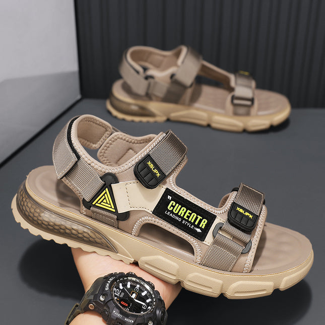 Sandals for Men 2025 New Summer Outdoor Work Sports Men's Slippers Outdoor Driver Driving Beach Shoes