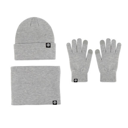 Winter Gloves Wool Cold-proof Warm Gloves Knitted Men's fleece-lined Outdoor Windproof Cycling Driving Touch Screen Gloves