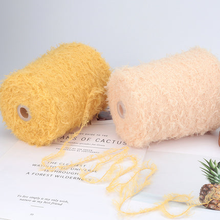 Silk Joy/Cross-Border Teddy Velvet Curly Furry DIY Handmade Knitting Yarn Ball 500g