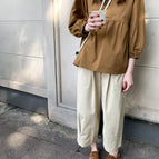 Yellow brown top / S