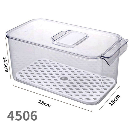 Desktop Storage Box with Lid Flip-Top Rectangular Transparent Acrylic Storage Box Kitchen Cosmetics Sundry Work Station