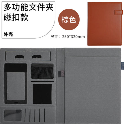 Multifunctional Document Information Booklet, Information Folder, Leather Manager Folder, Single Book