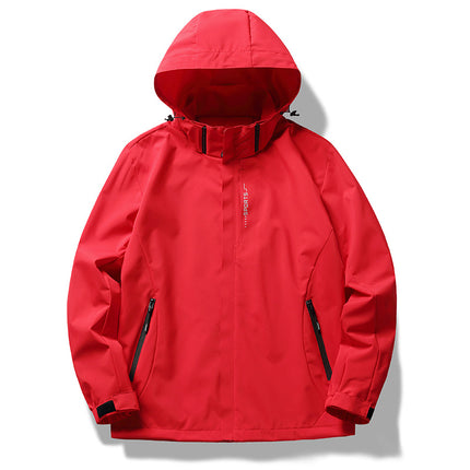 Outdoor sports clothing silver fox velvet liner windproof waterproof men and women with the same style three-in-one work clothes logo