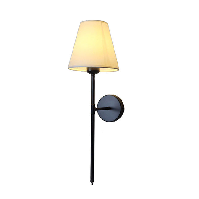 Cross-border Amazon Wall Lamp Southeast Asia North America Bedside Lamp Aisle Stairs Wall TV Background Wall Cloth Cover Wall Lamp