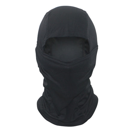 Outdoor Tactical Fisherman Hat Camo Penny Hat Summer Mountaineering Training Sunshade Round Edge Hat Mask Two-piece Set