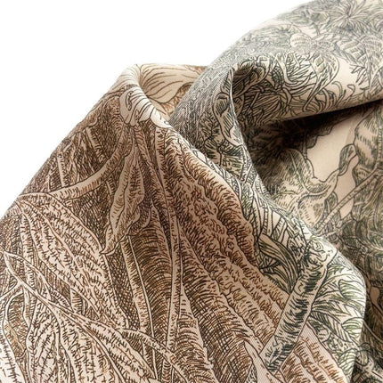 High-grade Double-sided Printed Silk Twill Large Square Square Spring and Summer New Entry Luxury Mulberry Silk Scarf Women's Shawl