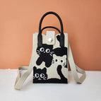 Three cats (beige) / 12*18