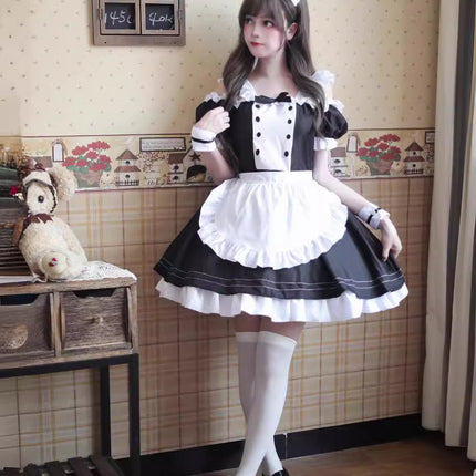 23 Years New Maid Outfit Cute Two-Dimensional Lolita Dress Cat Maid Uniform Restaurant Maid Suit