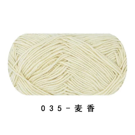 Ruyi Bird Four-Strand Combed Milk Cotton Wool Ball DIY Handmade Crochet Thin Thread Doll Wholesale Wool Ball
