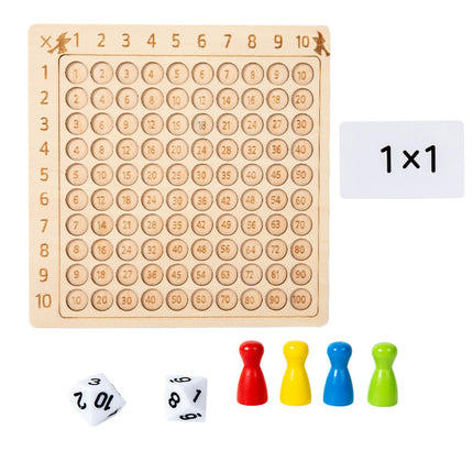 Primary school students' multiplication formula table recitation artifact table game first grade mathematics teaching aids learning supplies