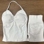 [4380+short] white suit / XS