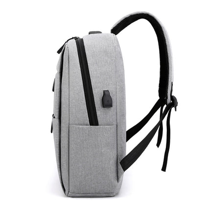 Cross-border New Three-piece Backpack Business Gift suit Computer Backpack Korean Solid Color Simple Junior School Bag