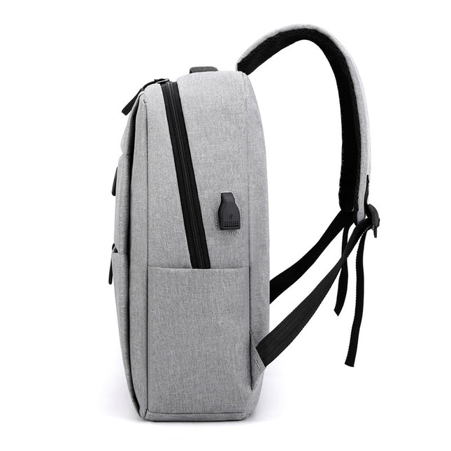 Cross-border New Three-piece Backpack Business Gift suit Computer Backpack Korean Solid Color Simple Junior School Bag