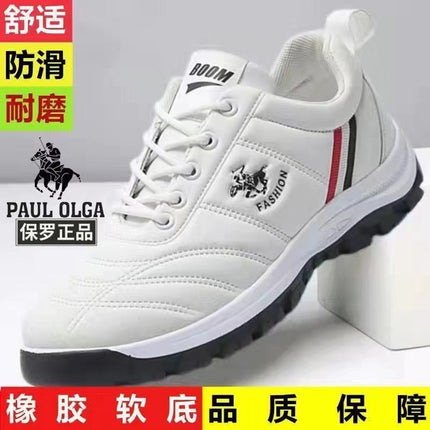 Paul 2025 Autumn and Winter New Sports and Casual Shoes Non-Slip Casual High-Top Trendyy Versatile Men's High-End Versatile Shoes