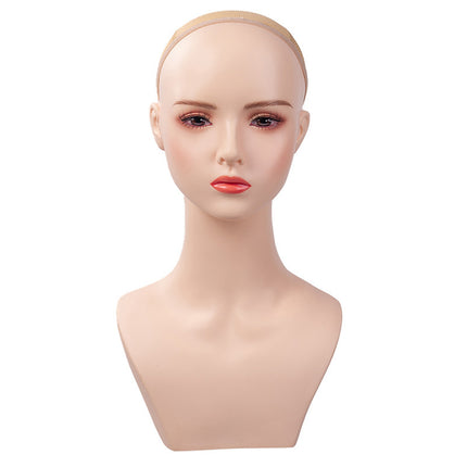 New Anime head model cos wig model head earrings jewelry hat display wig shop High-looking simulation man