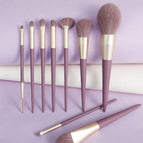 9 small purple sweet potato makeup brushes