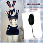 Police officer costume + black flirting wand / One size fits all