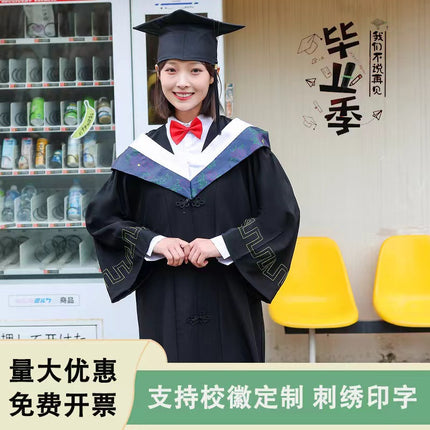 Wholesale Bachelor's Uniforms, College Students' Male and Female Graduation Dresses, Master's Uniforms, Science Adult Liberal Arts and Engineering Scientist Uniforms