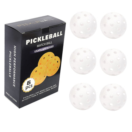 Cross-border hot-selling peak ball 40 hole ball hole ball pickleballs74mm roll injection luminous ball color box