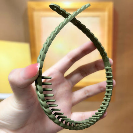 Headband for Women in Summer, Anti-Slip Special Headband for Face Washing, Toothed Hairpin, 2025 New Style Hairpin, Hair Bundle Headwear