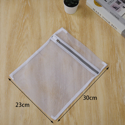 Edging Gray self-locking zipper 60g thick mesh laundry mesh bag