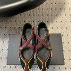 Genuine leather burgundy / 38