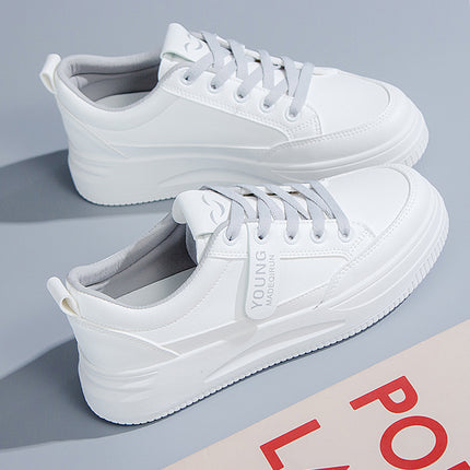 Feeling small white shoes women's shoes 2024 summer new soft bottom sports board shoes casual shoes