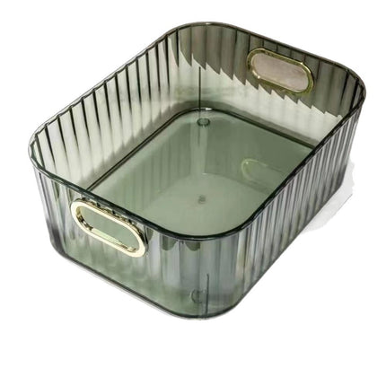 Pet Light Luxury Mirror Cabinet Storage Box Desktop Cosmetics Storage Rack Cabinet Sundry Organizer Compartment Drawer Storage