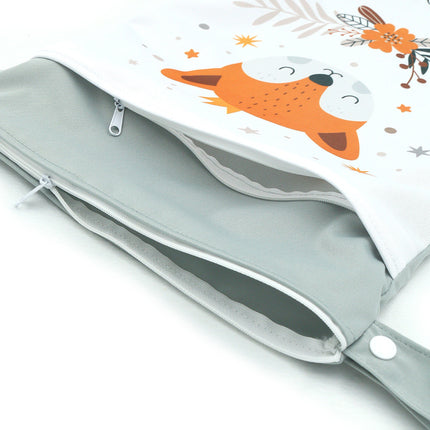 Ins Nordic Series Children's Room Kindergarten Diaper Storage Bag Dry and Wet Separation Waterproof Bag Wetbag