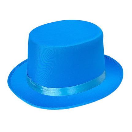 British Retro Gentleman Hat Black High Top Jazz Hat Stage Magic Hat Kidsren's Performance Hat Fashion High Top Hat