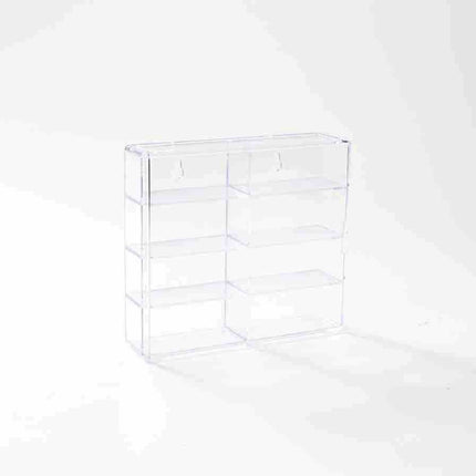8-grid car model storage box display rack showcase Hot Wheels toy parking space compartment Transparent stackable