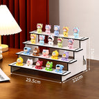 2-5 layers doll rack white [4 layers]