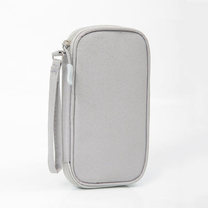 Power Bank Data Cable Mobile Phone Storage Bag Mobile Power Supply Mobile Phone Digital Accessories Headphones Multi-Layer Portable Storage Bag