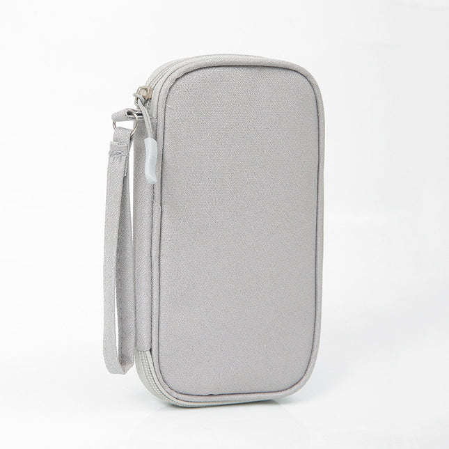 Power Bank Data Cable Mobile Phone Storage Bag Mobile Power Supply Mobile Phone Digital Accessories Headphones Multi-Layer Portable Storage Bag
