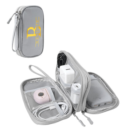 in stock Digital Bag Data Cable Bag Storage Bag Earphone Bag Mobile Phone Bag Hand Bag U Disk Multifunctional Storage Bag