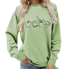 Olive Green (Black font) / S