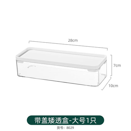 Color Paper Storage Box Desktop Acrylic Peripheral Card Postcard Transparent Dustproof Badge Millet Display Box