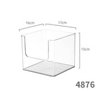 4876. side u transparent basket-xiaofang 1 pet high transparency