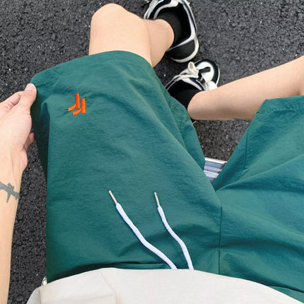 Summer Casual Shorts for Men Trendy Brand Ins Popular Loose Casual Trendy Outerwear Mid-Length Versatile Korean Style Five-Point Shorts