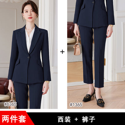 Suit Women's Autumn Fashion Elegant Goddess Style Professional Dress ol Suit Dress Jewelry Store Work Clothes Fixture