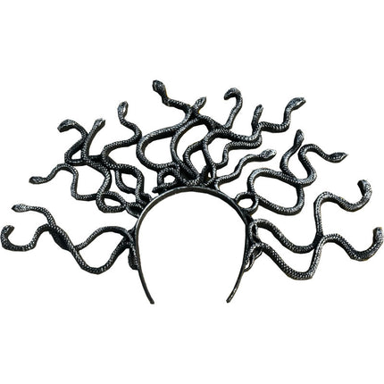 Medusa Snake Hair Hoop Halloween cos Hair Accessories Prom Makeup Costume Props Ancient Greek Mythology Snake Head Buckle