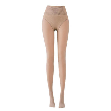 Shuiguang socks light leg artifact female flower fairy high waist hip leggings spring and autumn pantyhose winter fleece-lined black stockings