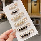 6-piece set of three black and three white