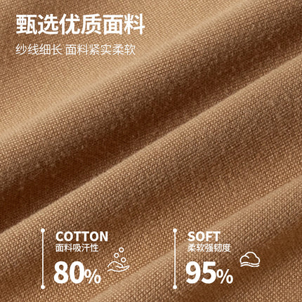 Men's Underwear Antibacterial Breathable Inseam Simple and Comfortable Elastic Mid-Waist Boxer Briefs Men's Popular Wholesale