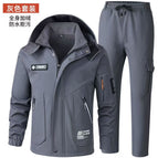 H section 1120 fleece-lined waterproof charge clothing gray / 165