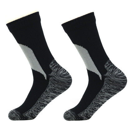 Waterproof Socks, Mid-Calf Ski Socks, Cycling, Camping, Sports, Wading, Breathable, Warm, Men's and Women's Outdoor Rain-Proof Socks
